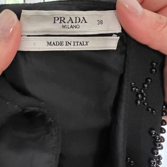Prada black beaded dress 38/XS - Picture 3 of 3